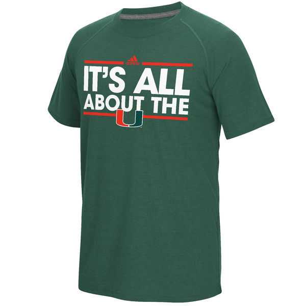 Miami Hurricanes Dassler Local Ultimate climalite WEM T-Shirt - Green,We sell and wholesale Miami Hurricanes Dassler Local Ultimate climalite WEM T-Shirt - Green on line form chian!